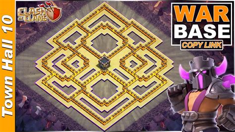 New BEST! TH10 Base 2020 | Town Hall 10 (TH10) War Base Design - Clash of Clans - YouTube