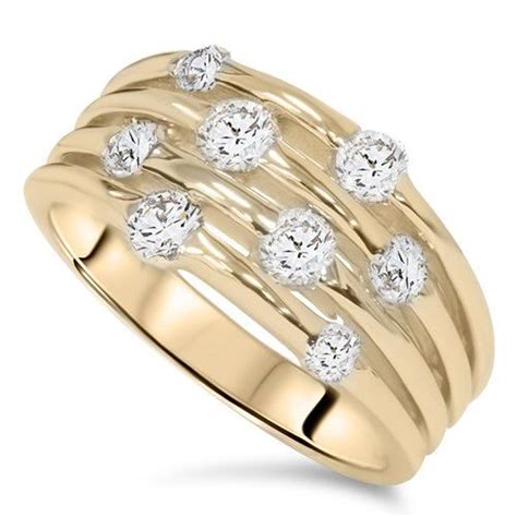 I love , Great offer on 1.00CT Yellow Gold Real Diamond 14K Right Hand Ring make me smile. Very ...