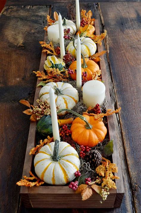 20 Homemade Thanksgiving Centerpiece Ideas