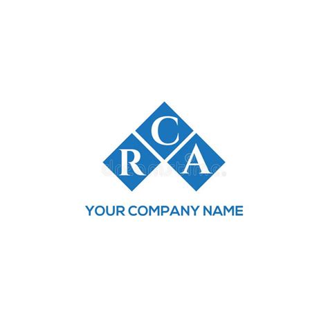 RCA Letter Logo Design on BLACK Background. RCA Creative Initials Letter Logo Concept Stock ...