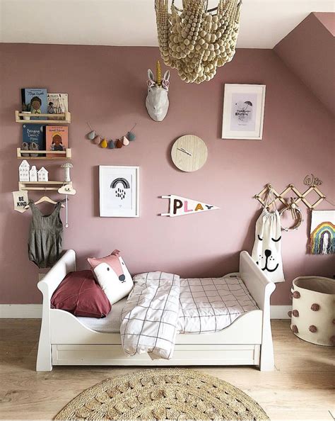 Gorgeous pink toned girls bedroom. Features custom droplet Garland by Velveteen Babies, soft ...