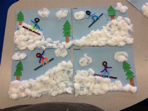 Olympics. Snowboarding. Preschool craft | Winter sports crafts, Winter crafts for kids ...