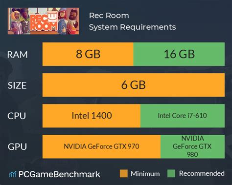 Rec Room System Requirements - Can I Run It? - PCGameBenchmark