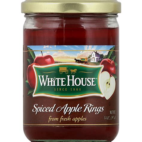 White House Spiced Apple Rings 14 oz | Canned Goods, Soups & Broths ...