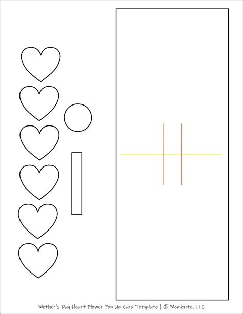 Printable 3d Heart Pop Up Card Template Free - Templates : Resume Designs #BpgM4MZkv8