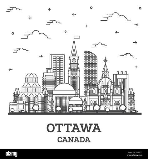 Ottawa parliament buildings Stock Vector Images - Alamy