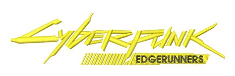 Embroidery Pattern Cyberpunk Logo - A.G.E Store |anime patterns