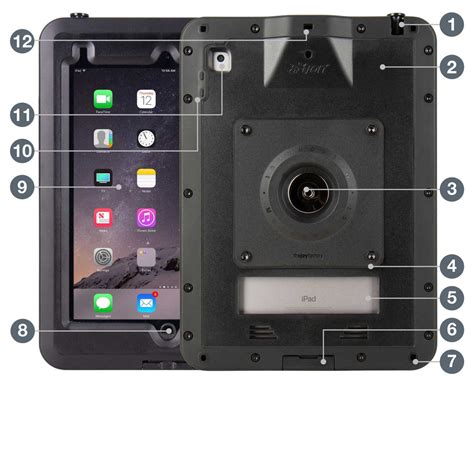 aXtion Pro M - Waterproof, Rugged Case for iPad 9.7 5th Generation ...