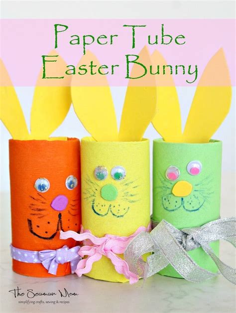 Toilet Paper Tube Bunnies Kids Craft