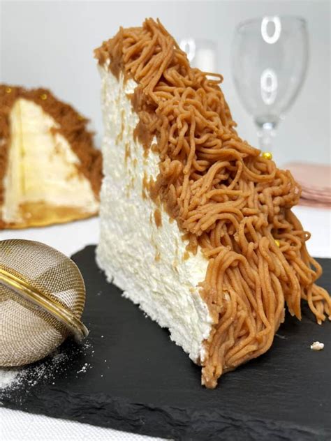 Mont Blanc Cake (Chestnut Cream Cake) – Baking Like a Chef