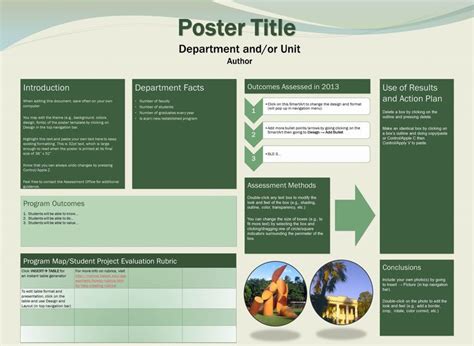 Template C | Research poster, Scientific poster design, Academic poster