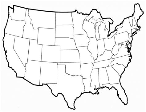 Us States Map Test Printable - United States Map Quiz Worksheet ...