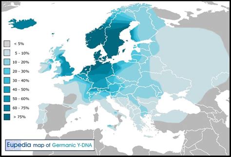 Maps of Y-DNA haplogroups in and around Europe | Europe map, Map ...