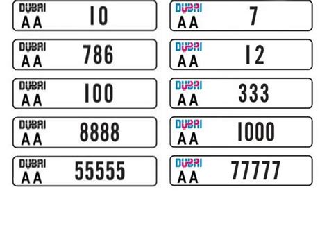 Dubai vehicle number-plate design change for 2018 | DriveArabia