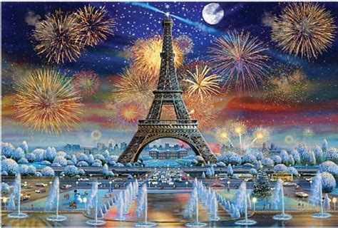 Eiffel Tower Celebration, 1000 Pieces, Tomax Puzzles | Puzzle Warehouse