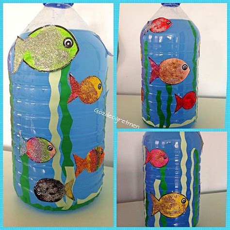 bottle Aquarium craft idea for kids (1) | Crafts and Worksheets for Preschool,Toddler and ...