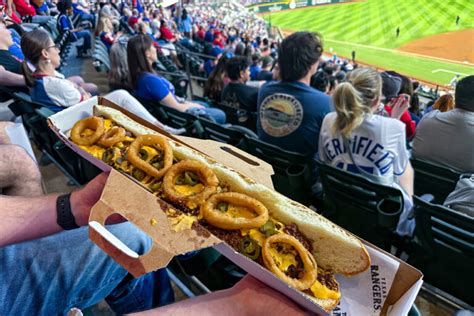 Texas Rangers Food Options at Globe Life Field