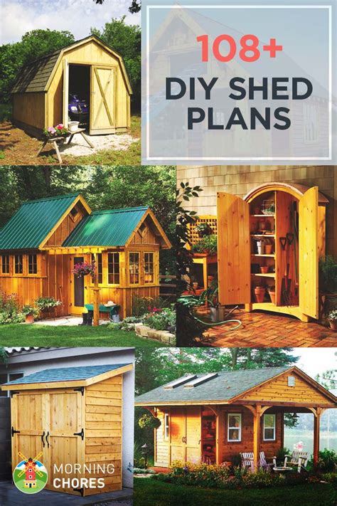 108 Free DIY Shed Plans & Ideas You Can Actually Build in Your Backyard