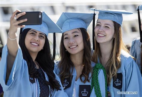 Graduate students attend Columbia University Commencement ceremony in New York, U.S. (3 ...