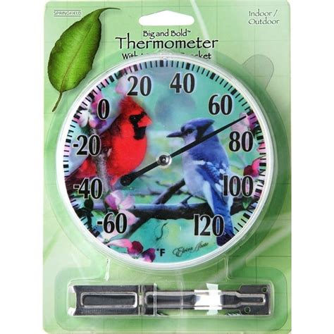 Taylor 90178 6 in. Diameter Outdoor Thermometer With Birds Inset Design - Walmart.com - Walmart.com