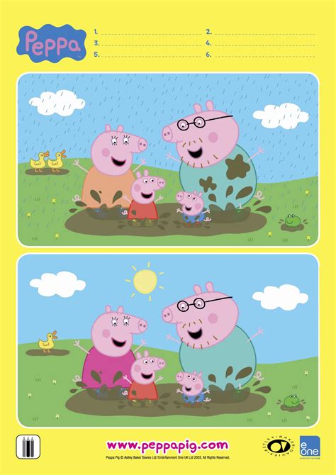 Rainy Day Activities: Download These FREE Peppa Pig Activity Sheets ...