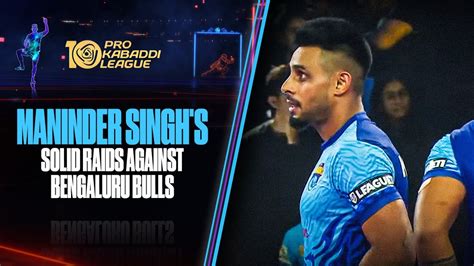 Maninder Singh's Expert Raids Help Bengal Warriors Pip Bengaluru Bulls | PKL 10 - YouTube