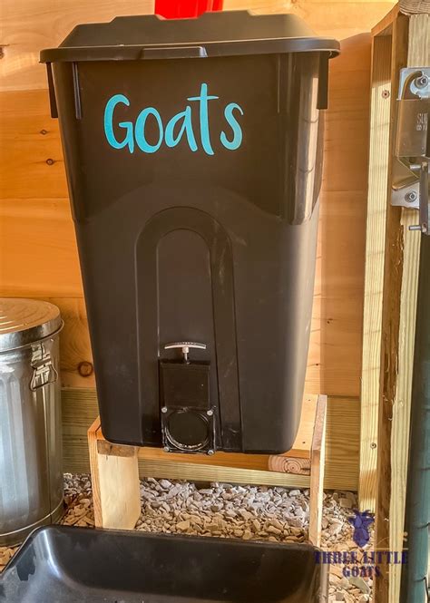 DIY Livestock Feed Bin! Gravity Fed Feed Bin! | Three Little Goats