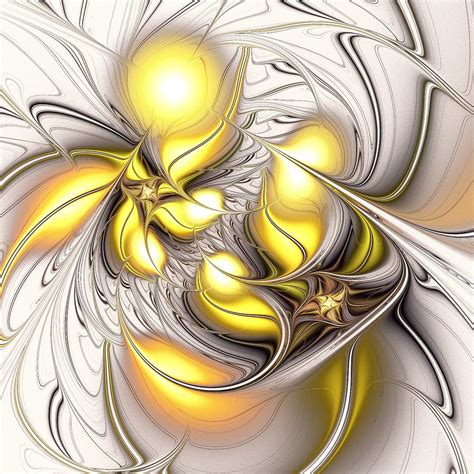 Happy Yellow Digital Art by Anastasiya Malakhova - Fine Art America