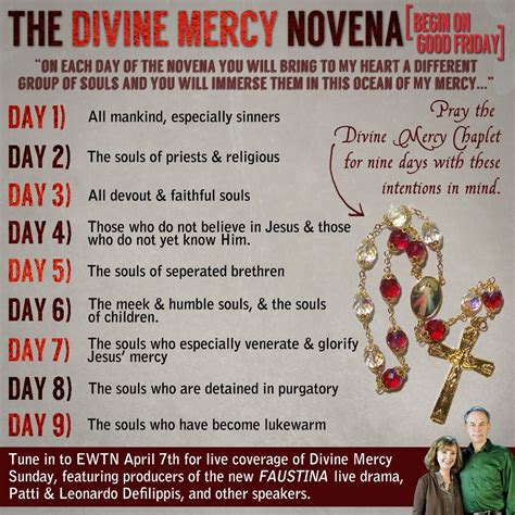 Divine Mercy Novena | Divine mercy novena, Divine mercy, Divine mercy ...