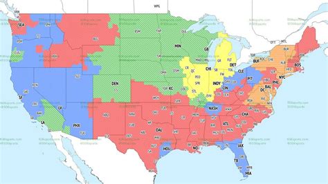 NFL Week 11 Coverage Map 2023: TV schedule, channel, and broadcast ...