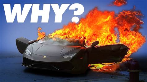 Why Supercars KEEP Catching Fire - YouTube