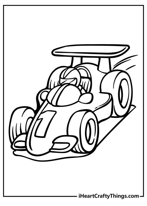 Race Car Coloring Pages