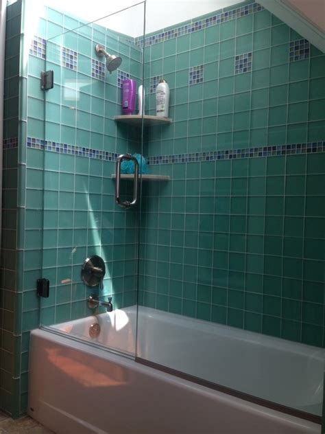 sea glass tile - Modern - Bathroom - New York - by Brian Casey Building & Remodeling