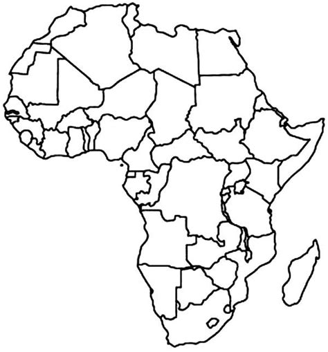 Africa Coloring Pages at GetDrawings | Free download