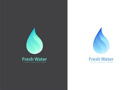 Water Drop Logo Design Graphic by sabavector · Creative Fabrica