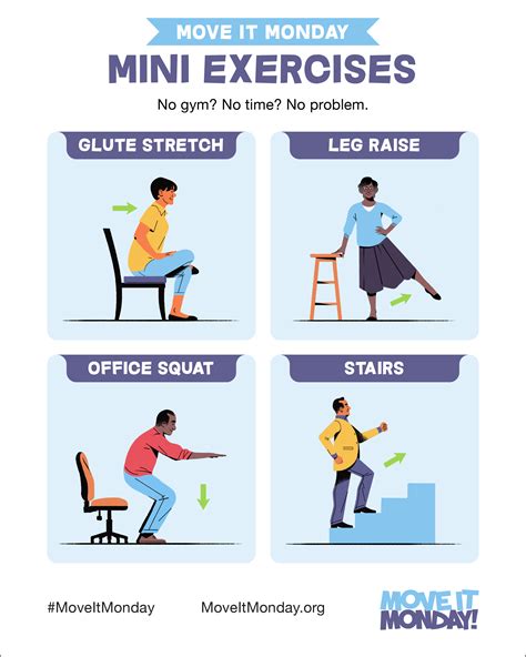 Work Out Anywhere for Move It Monday with these Simple Mini Exercises