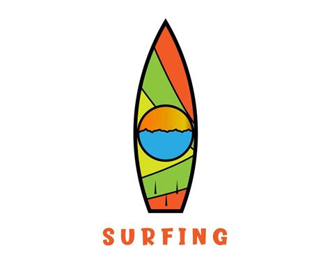 surfing logo template design vector illustration 5069053 Vector Art at Vecteezy