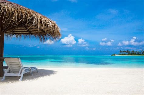 Premium Photo | Tropical beach in maldives