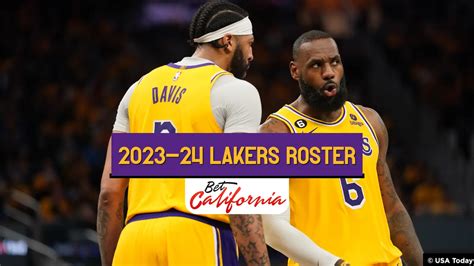 Los Angeles Lakers Starting Lineup 2023-24