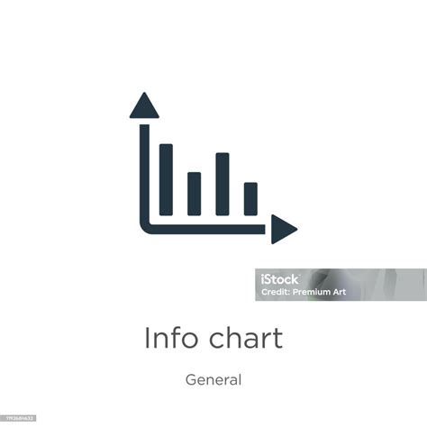 Info Chart Icon Vector Trendy Flat Info Chart Icon From General ...