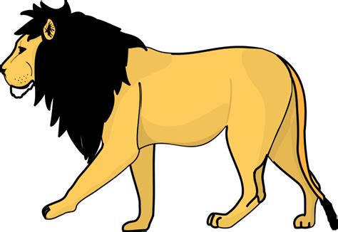 Lion (99079) Free SVG Download / 4 Vector