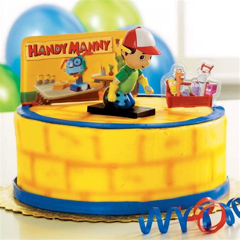 birthday cake | Handy manny cake, Cake decorating kits, Handy manny