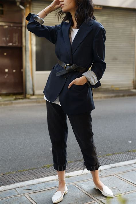 In A Tokyo Salaryman's Suit Jacket | Oversized blazer, Street style, Fashion