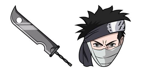 Naruto Zabuza Momochi and Sword cursor – Custom Cursor