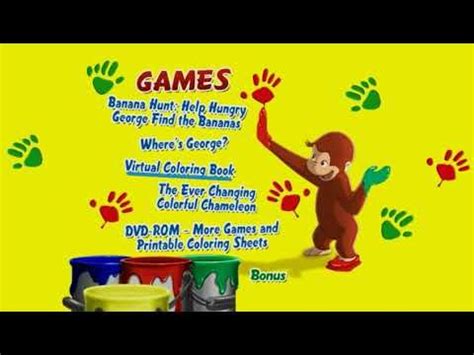 Curious George: DVD Menu Walkthrough - YouTube in 2022 | Curious george, Dvd, George