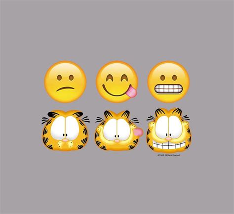 Garfield - Emojis Digital Art by Brand A - Pixels Merch