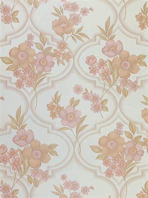 1960s Floral Wallpaper | Vintage Wallpapers - Online Shop