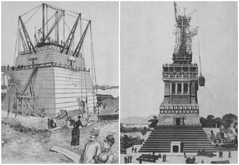 The Design, Transport, and Construction of the Statue of Liberty, 1865-1886 - Brewminate: A Bold ...