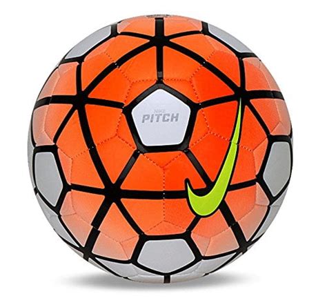 Nike Pitch Soccer Ball (White, Orange, Black) Size 5 - Walmart.com - Walmart.com