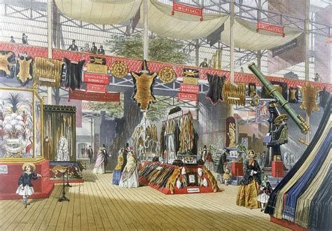 The Great Exhibition of 1851 which displayed Wonders and Inventions ...